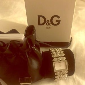 D&G Elegant Rhinestone Watch